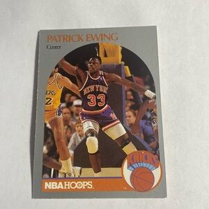 1990-91 NBA Hoops Patrick Ewing Knicks #203 (056)